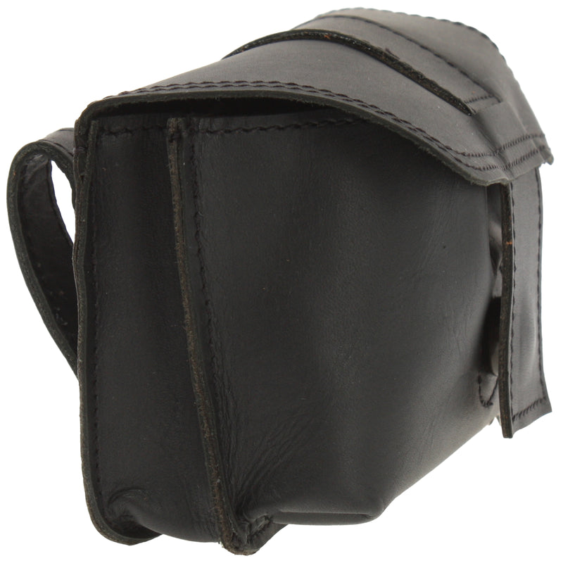 Leconi große Gürteltasche Bauchtasche Hüfttasche Damen Herren Rindsleder schwarz LE9030 Im Verkauf