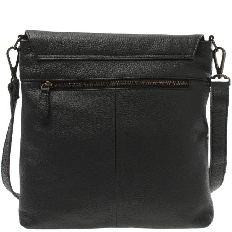 Leconi Umhängetasche Ledertasche Damen Schultertasche Leder schwarz LE3073 Großer Ausverkauf