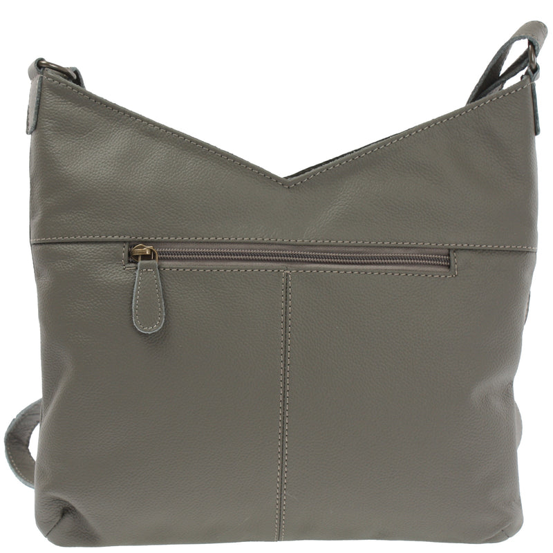 Leconi Damentasche Umhängetasche Handtasche Leder oliv LE0065 Online Shopping