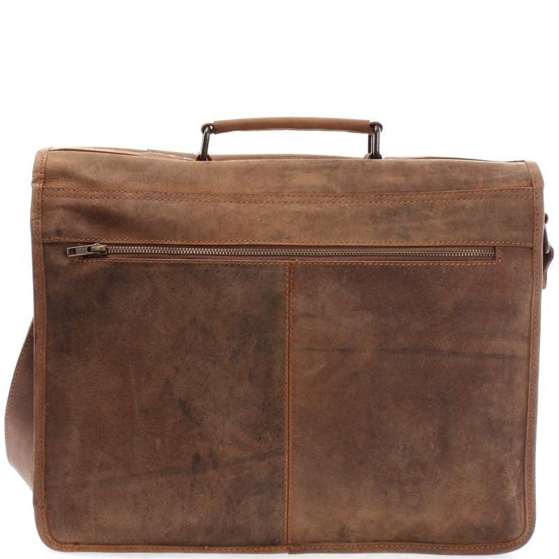 Leconi große Aktentasche Lehrertasche Businesstasche Leder vintage braun LE3030 Saisonale Angebote