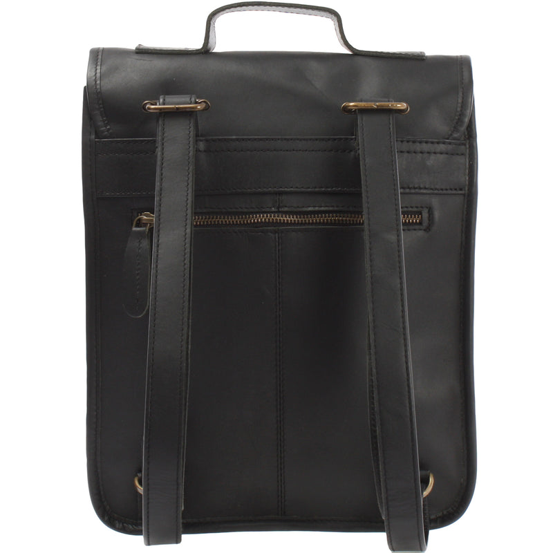 Leconi Freizeitrucksack Lederrucksack Cityrucksack Leder schwarz LE1030 Riesige Rabatte