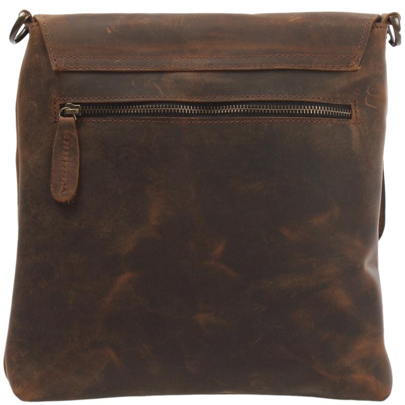 Leconi Umhängetasche Ledertasche Schultertasche Leder schlamm LE3027 Outlet