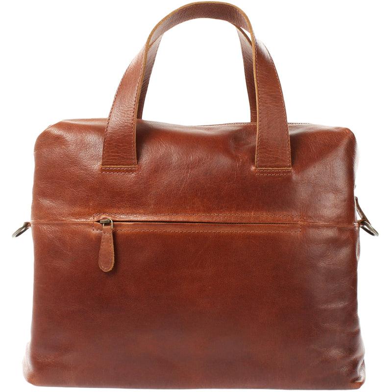 Leconi Schultertasche Henkeltasche Shopper Handtasche Damen Leder braun LE0059 Online Shopping