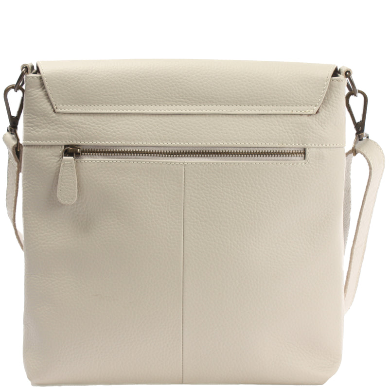 Leconi Umhängetasche Ledertasche Damen Schultertasche Leder beige LE3073 Zeitbegrenzte Promotion