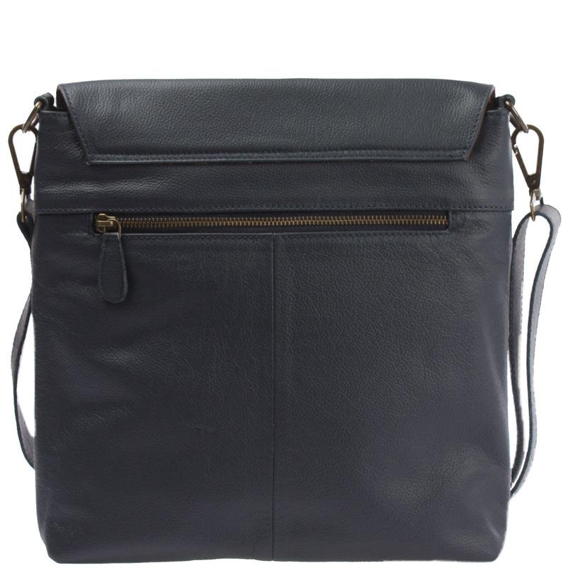 Leconi Umhängetasche Ledertasche Damen Schultertasche Leder navy LE3073 Bis zu 50% Rabatt