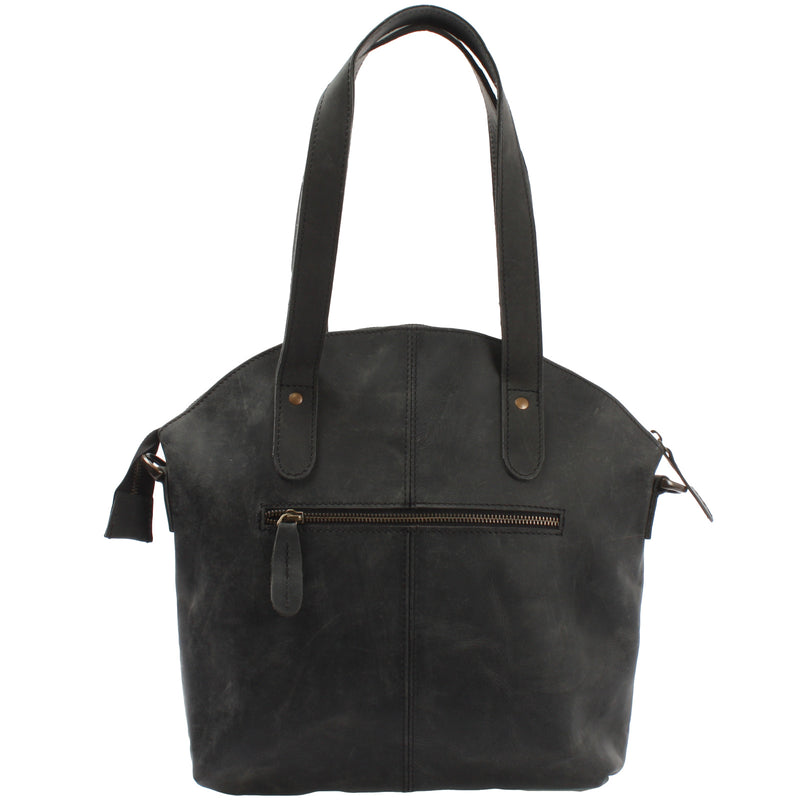 Leconi Shopper Schultertasche Damen Handtasche Ledertasche Henkeltasche Leder grau LE0060 Discount Store für neue Produkte