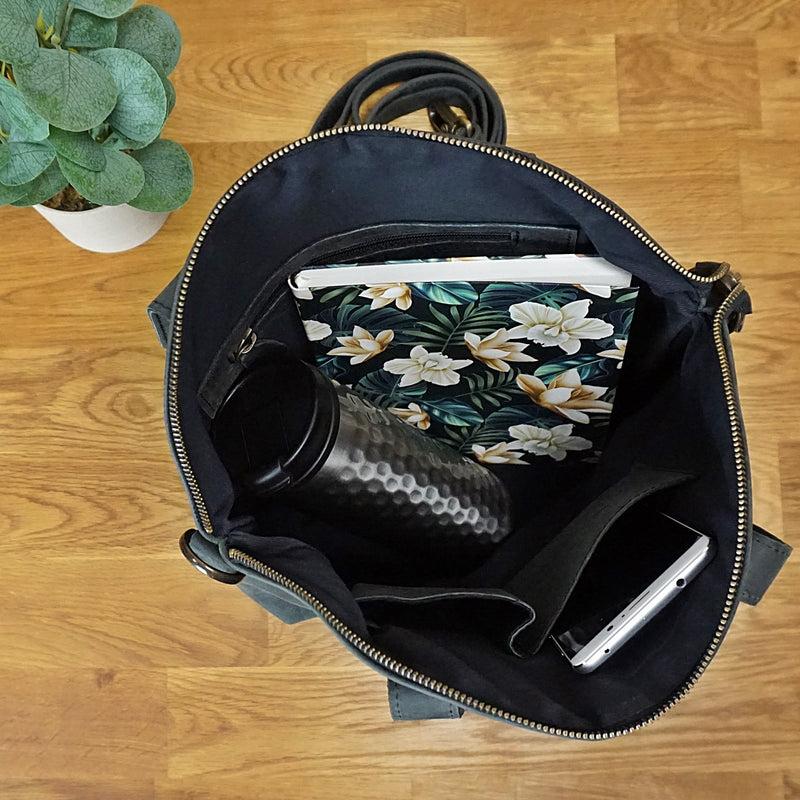 Leconi Shopper Schultertasche Damen Handtasche Ledertasche Henkeltasche Leder grau LE0060 Discount Store für neue Produkte