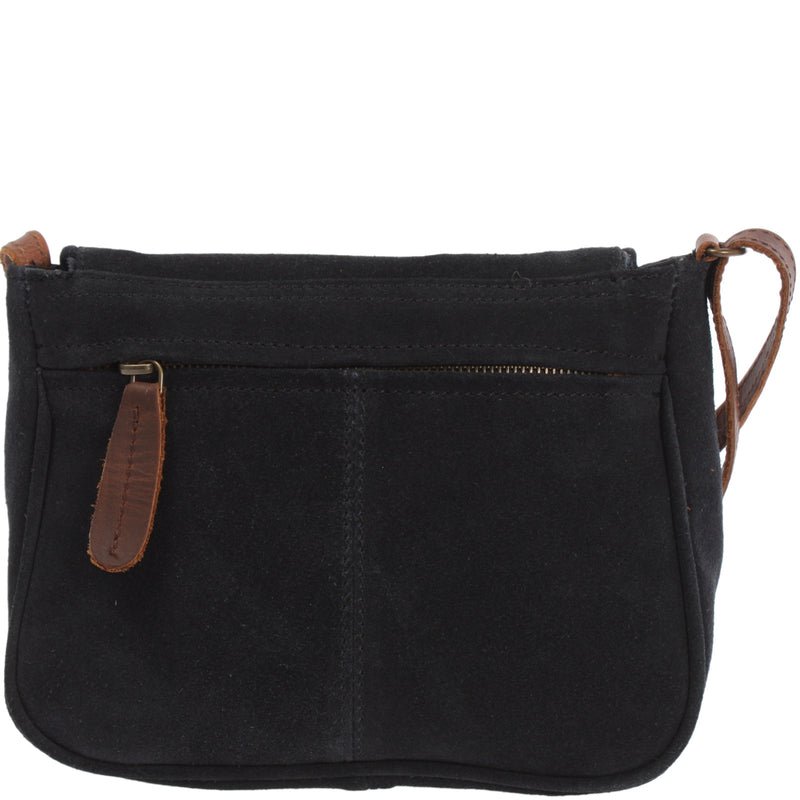 Leconi kleine Umhängetasche Ledertasche Damentasche Schultertasche Veloursleder anthrazit LE3047 Rabatte dieses Monats