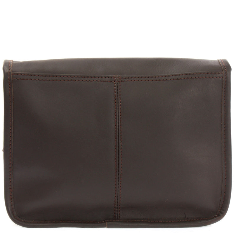 Leconi kleine Umhängetasche Ledertasche Leder dunkelbraun LE3041 Hotsell