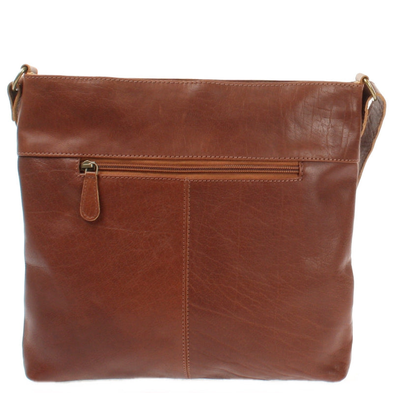 Leconi Umhängetasche Ledertasche Damen Schultertasche Leder braun LE0066 Zeitlich begrenztes Angebot