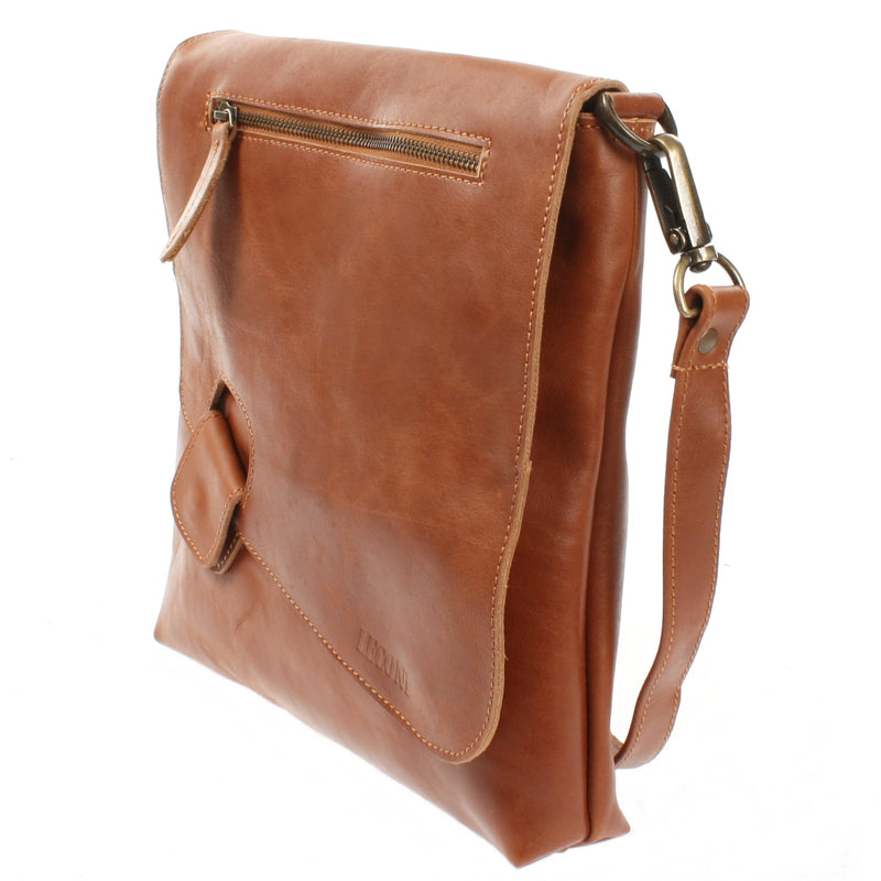 Leconi Umhängetasche Ledertasche Damen Schultertasche Leder cognac LE3027 Hotsell