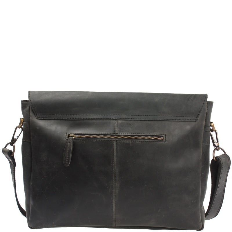 Leconi Messenger Bag Collegetasche DIN A4 Kuriertasche Leder grau LE3032 Flash Sale