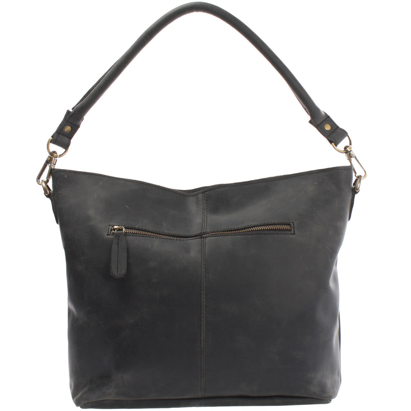Leconi Schultertasche Umhängetasche Ledertasche Leder grau LE0039 Hotsell