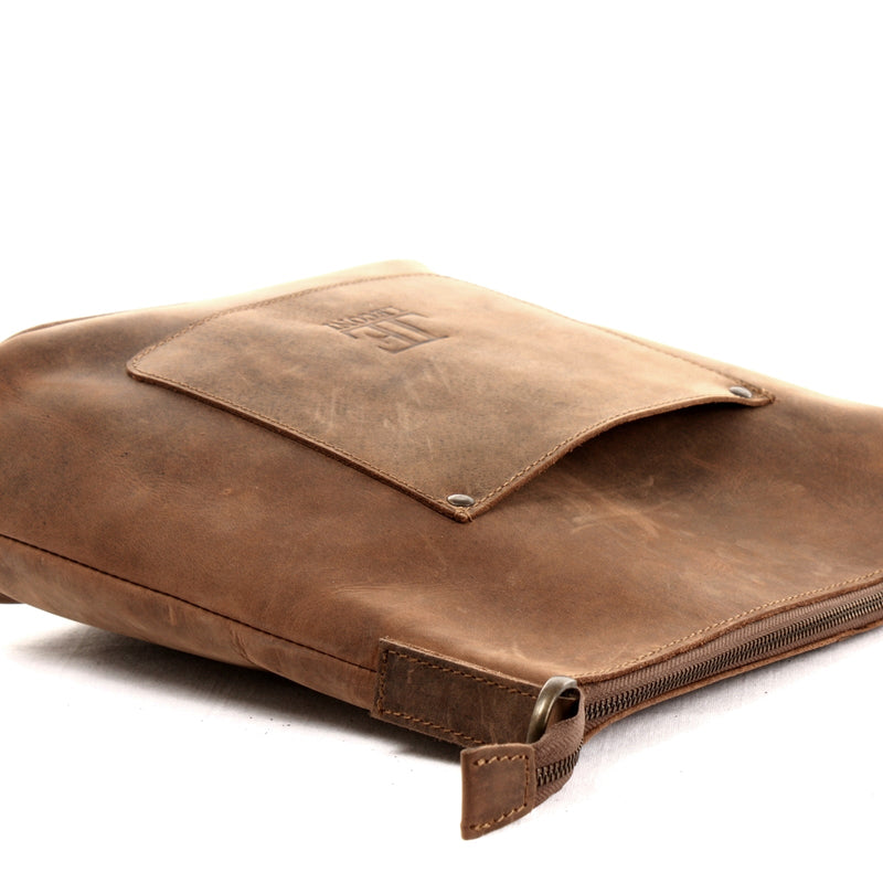 Leconi Umhängetasche Schultertasche Damentasche Ledertasche Leder braun LE3067 Bis zu 50% Rabatt