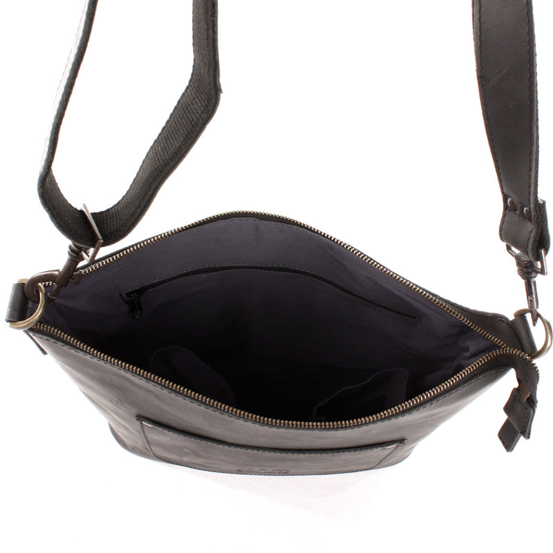 Leconi Umhängetasche Schultertasche Damentasche Ledertasche Leder schwarz LE3067 Discount Store für neue Produkte
