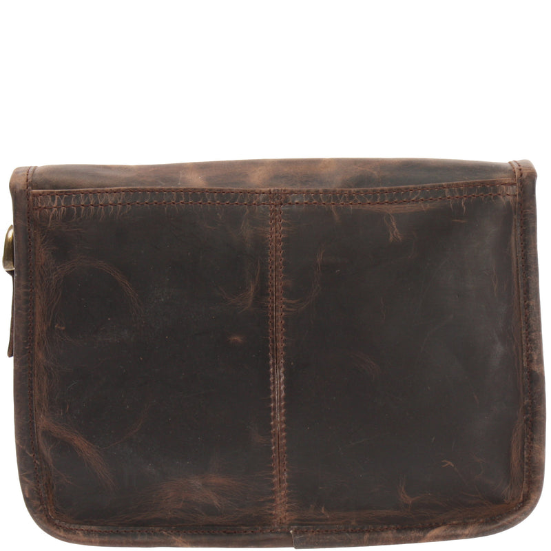 Leconi kleine Schultertasche Umhängetasche Leder Leder schlamm LE3041 Verkauf