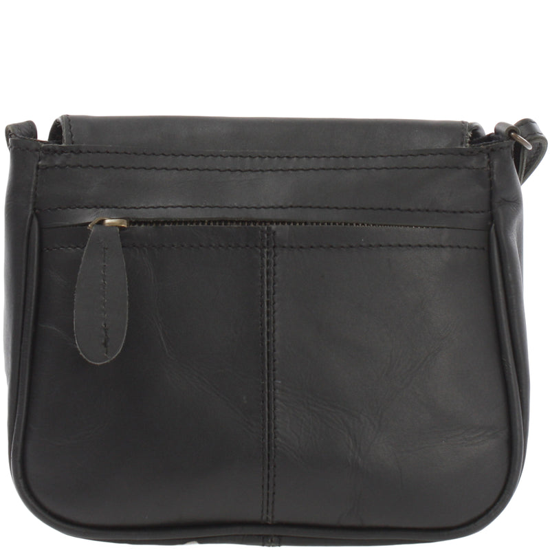 Leconi kleine Umhängetasche Ledertasche Damentasche Schultertasche Leder schwarz LE3047 Günstiger Verkauf