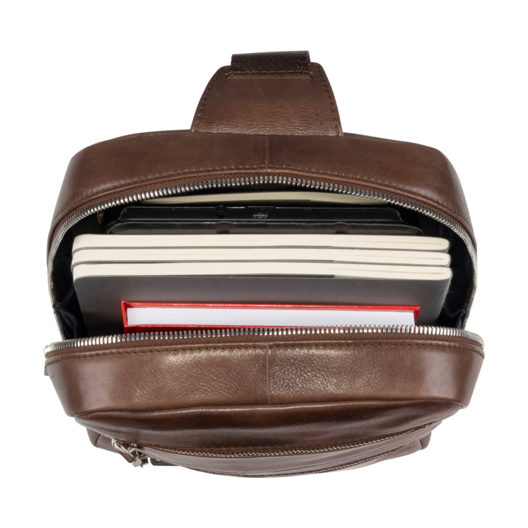 ﻿Leonhard Heyden Amsterdam Crossbag Braun Jubiläumsangebot