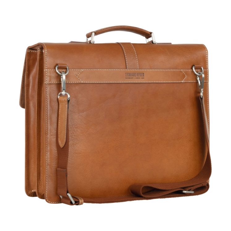 Leonhard Heyden Bergamo Aktenmappe 2 Fächer Hellbraun Top Angebot