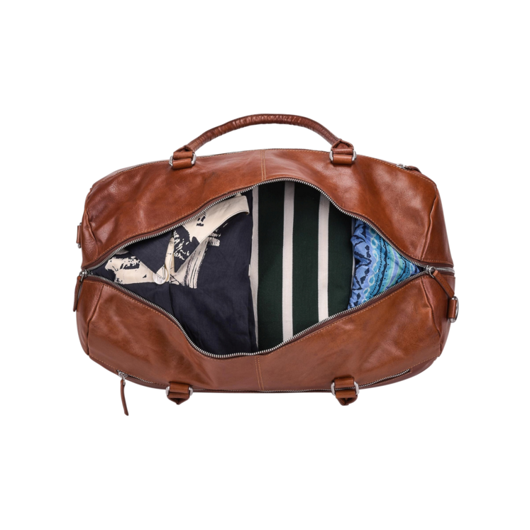 Leonhard Heyden Cambridge Reisetasche Cognac Speichern exportieren