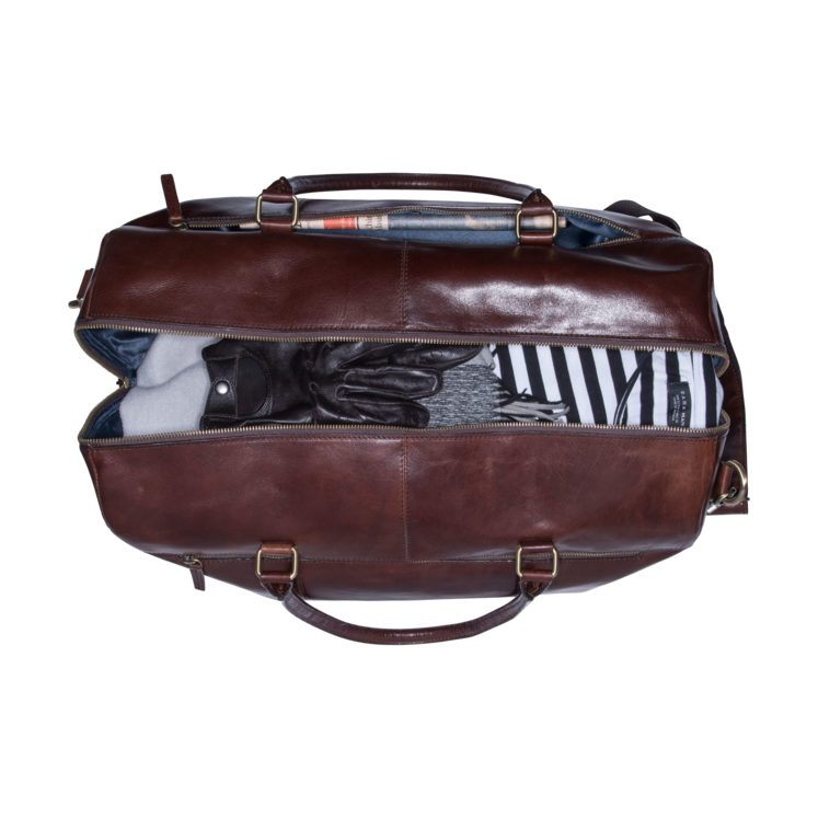 Leonhard Heyden Cambridge Reisetasche Rotbraun Im Verkauf