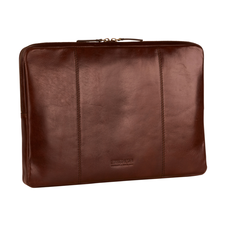 Leonhard Heyden Cambridge RV-Laptoptasche M Rotbraun Fabrikverkauf
