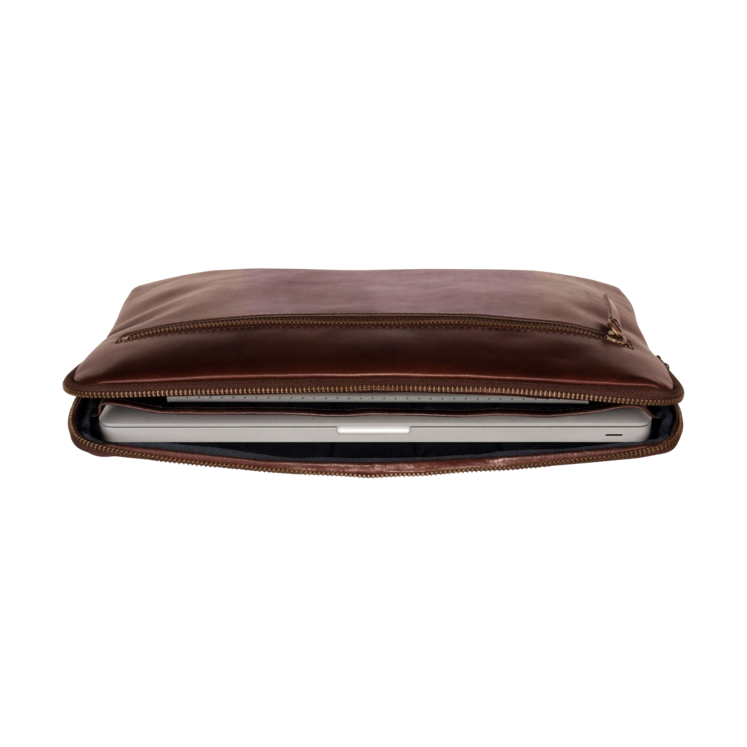 Leonhard Heyden Cambridge RV-Laptoptasche S Rotbraun Kostenloser Versand
