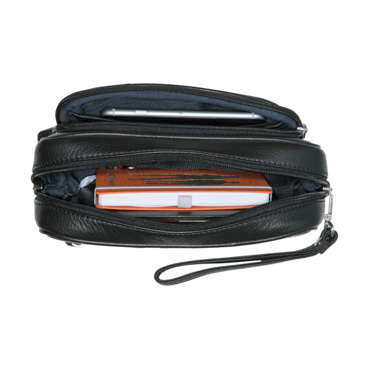 Leonhard Heyden Berlin Herrentasche Schwarz Sonderangebot