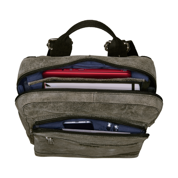Leonhard Heyden Boston Rucksack Grau Black Friday