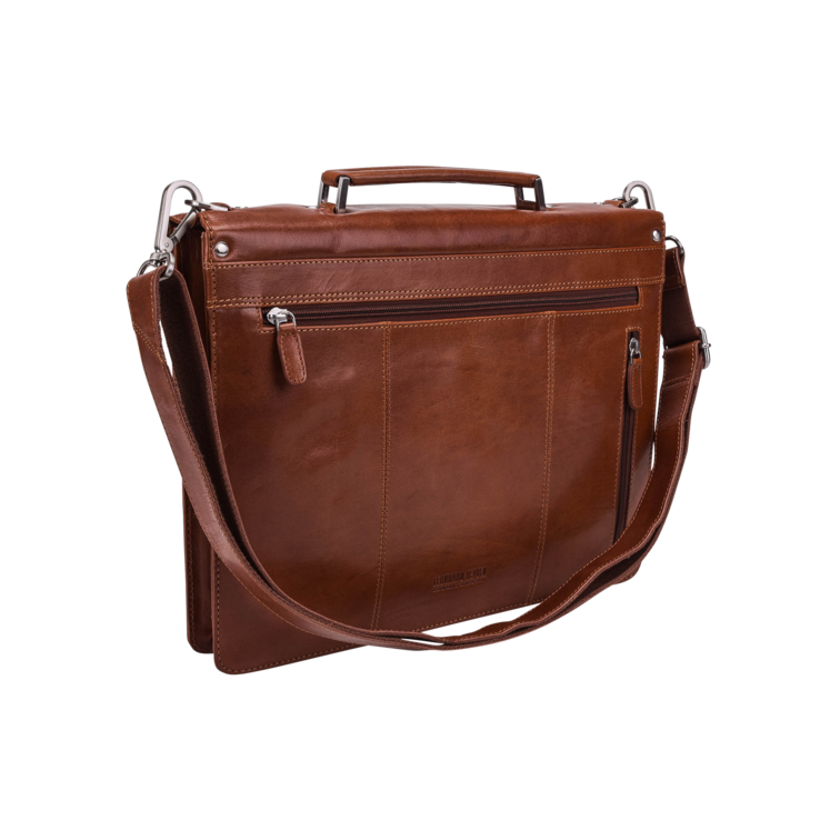 Leonhard Heyden Cambridge Aktenmappe 1 Fach Cognac Cyber Monday