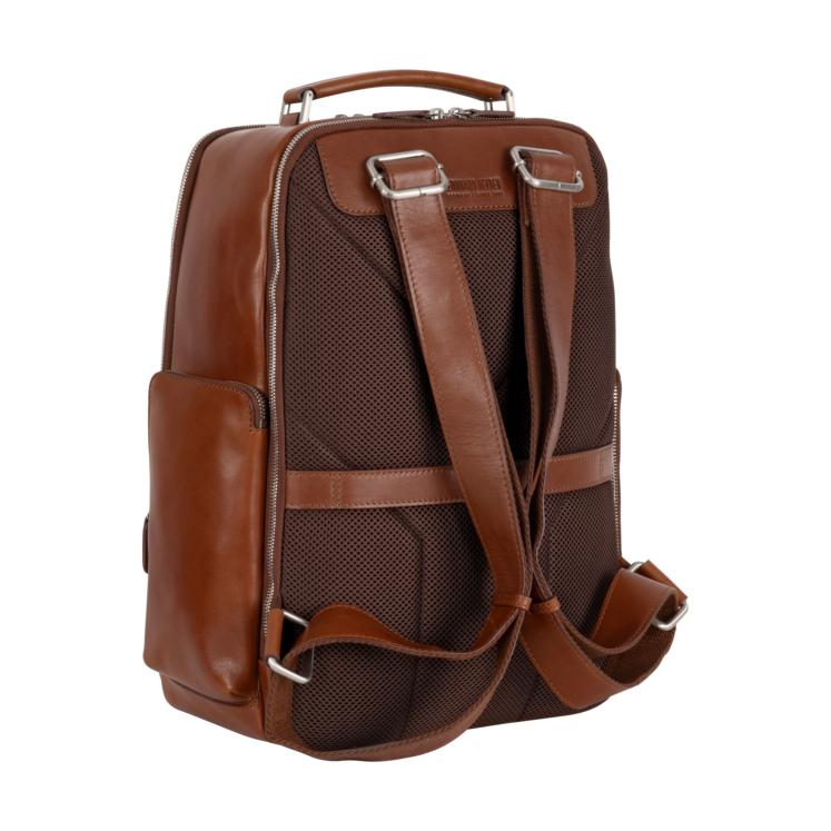 Leonhard Heyden Cambridge Business-Rucksack Cognac Jubiläumsangebot