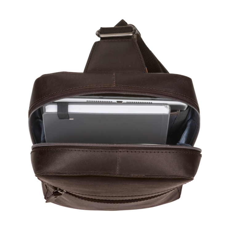 Leonhard Heyden Dakota Crossbag Braun Sonderangebote