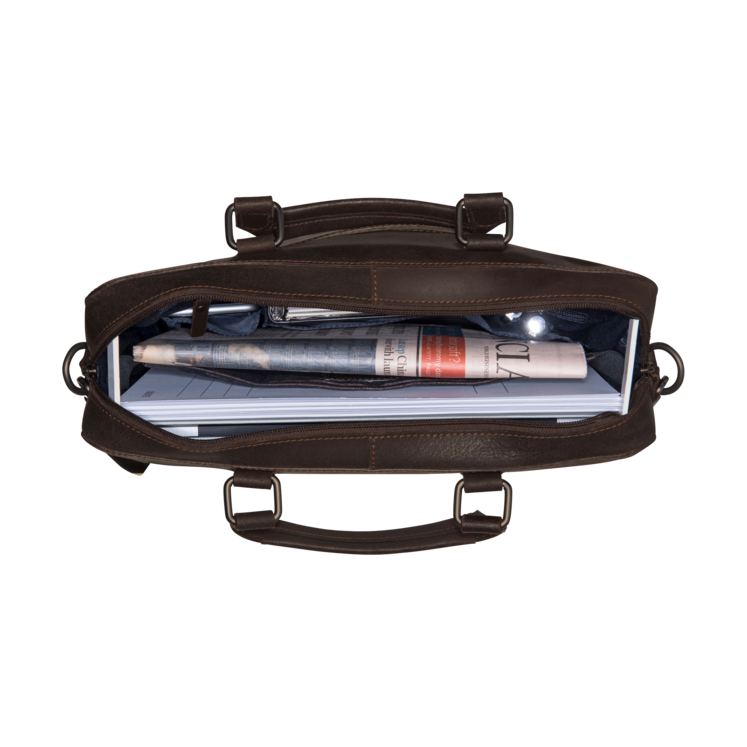 Leonhard Heyden Dakota RV-Aktenmappe 1 Fach Braun Wochenangebot