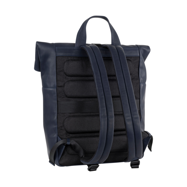 Leonhard Heyden Den Haag Rucksack Rolltop Blau Schlussverkauf