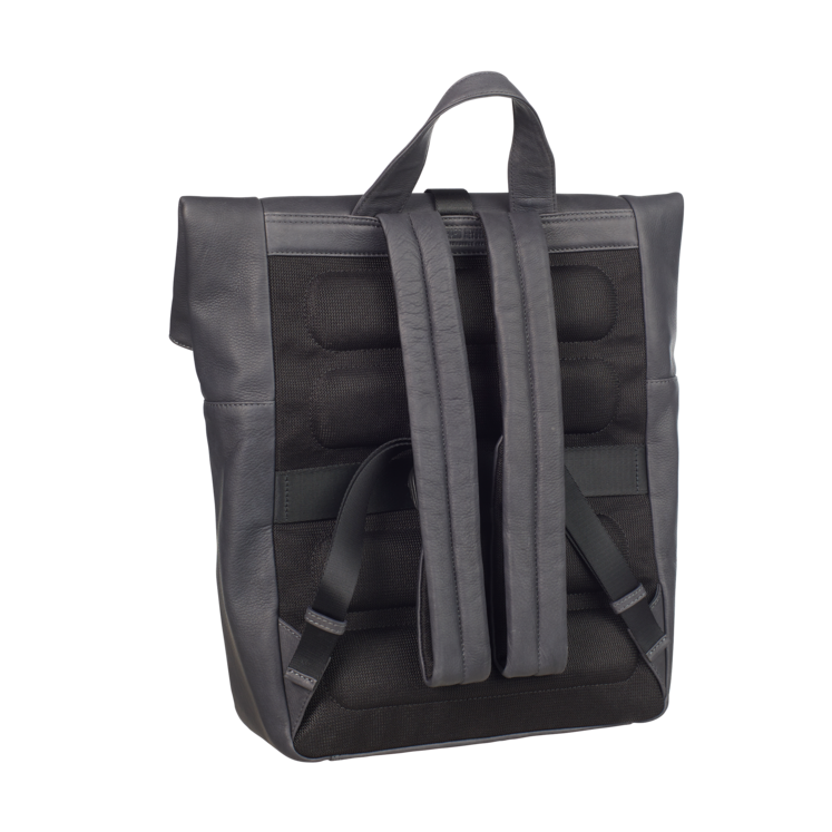 Leonhard Heyden Den Haag Rucksack Rolltop Grau Günstiger Verkauf