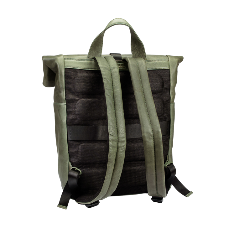 Leonhard Heyden Den Haag Rucksack Rolltop Oliv Fabrikverkauf