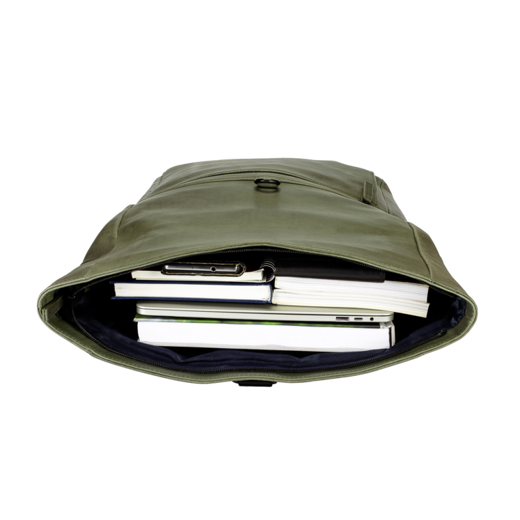 Leonhard Heyden Den Haag Rucksack Rolltop Oliv Fabrikverkauf