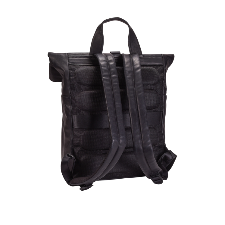 Leonhard Heyden Den Haag Rucksack Rolltop Schwarz Meist gekauft