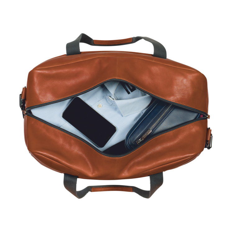 Leonhard Heyden Hamburg Reisetasche cognac Neueste Mode