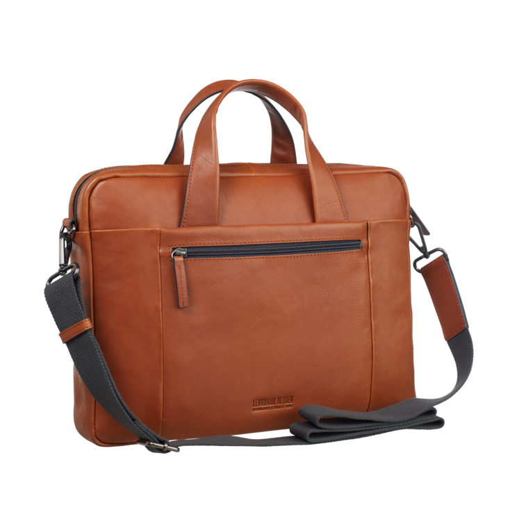 Leonhard Heyden Hamburg RV-Aktenmappe 1 Fach Cognac Blitzangebot