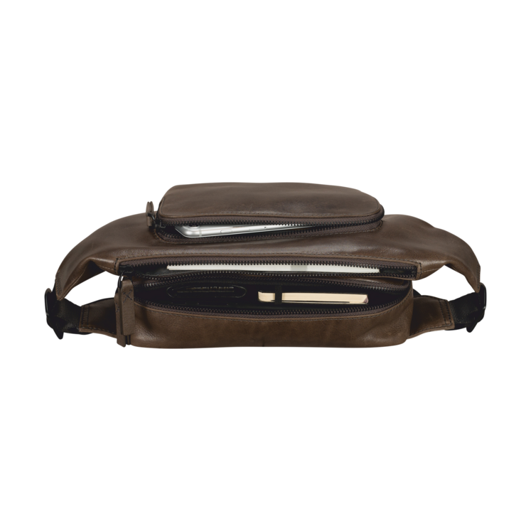Leonhard Heyden Porto Crossbag Graubraun Discount Store für neue Produkte