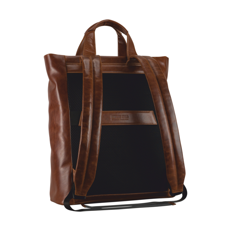 Leonhard Heyden Porto Tote Bag / Rucksack Braun Begrenzt auf 3 Tage
