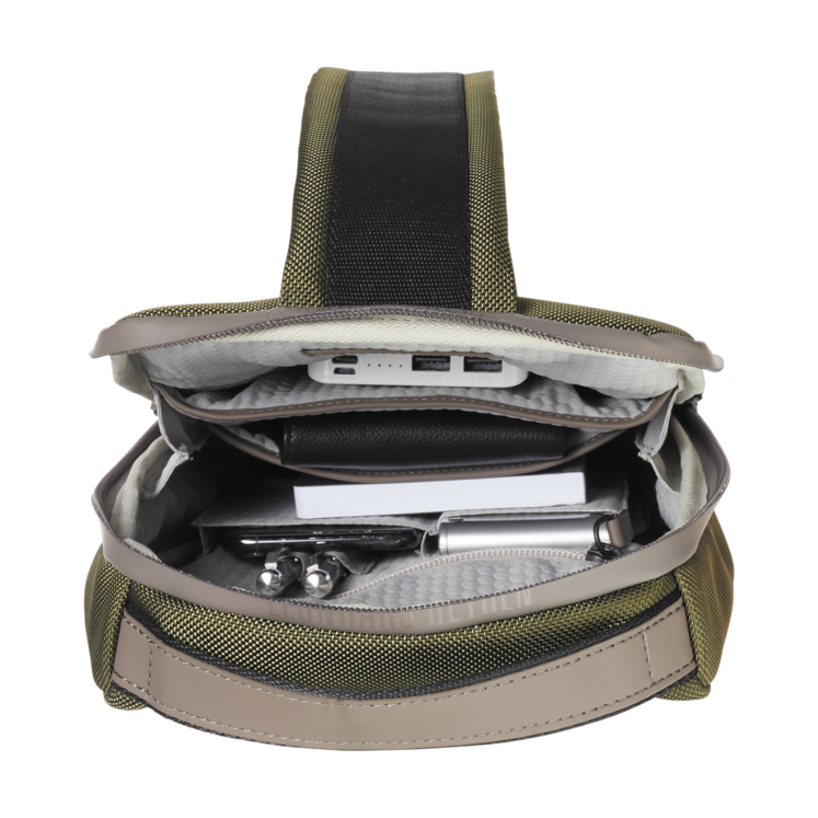 Leonhard Heyden Helsinki Crossbag Oliv Flash Sale