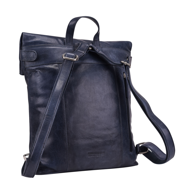 Leonhard Heyden Stockholm Cityrucksack Blau Kostenlose Rückgabe