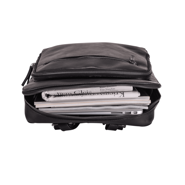 Leonhard Heyden Roma Business-Rucksack Schwarz Nur noch ein Tag übrig