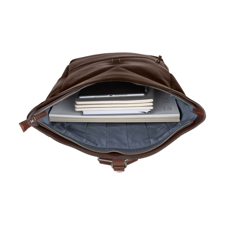 Leonhard Heyden Roma Rucksack Rolltop Braun Speichern exportieren