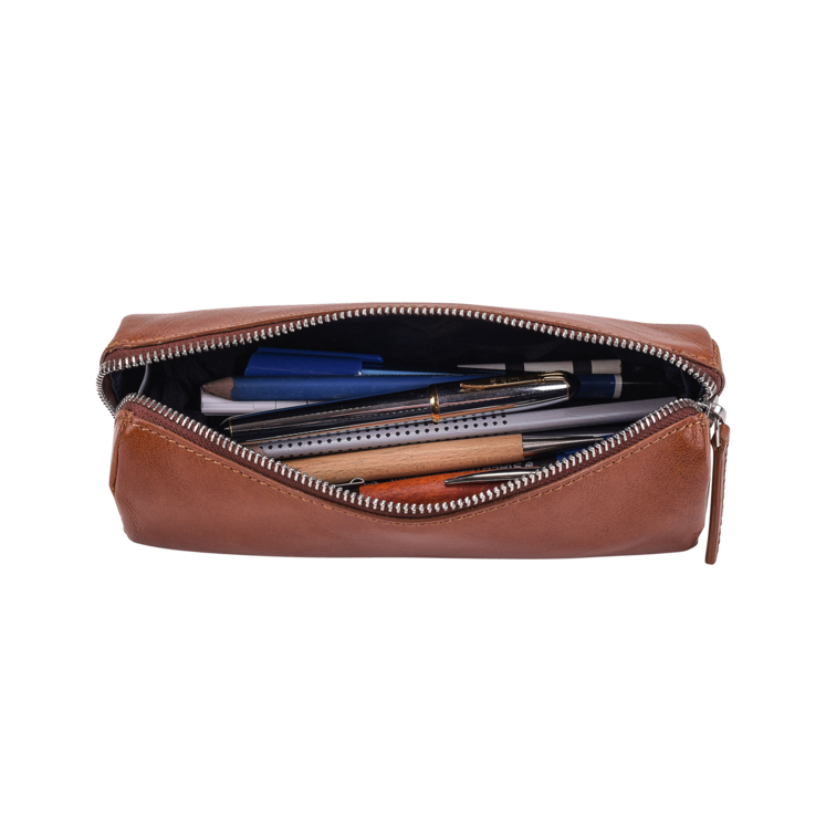 Leonhard Heyden Cambridge Stifteetui Cognac Top Angebot