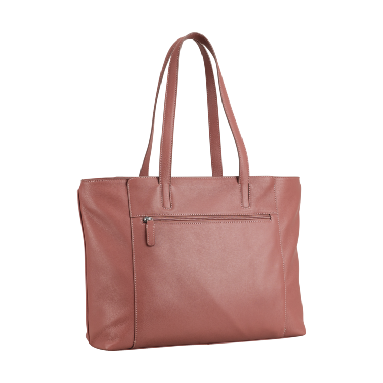 Leonhard Heyden Nizza Business-Shopper 3 Fächer Altrosa Letzter Tag