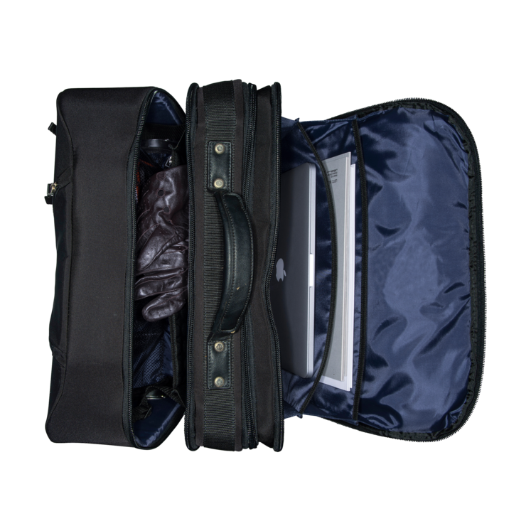 Leonhard Heyden Soho Business Trolley Schwarz Kostenloser Versand international
