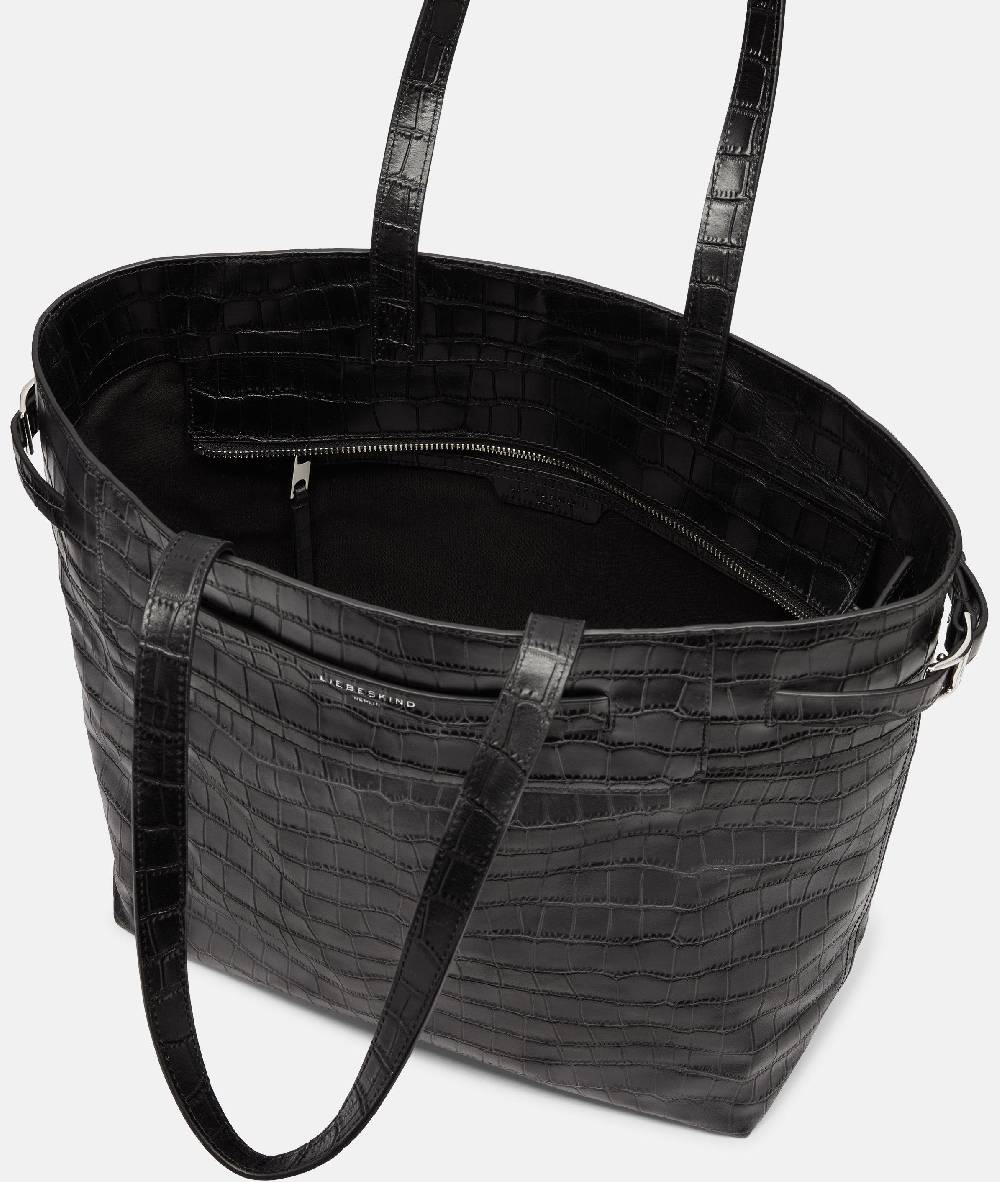 Liebeskind Berlin Kroko Lora Tote L 50% Rabatt mit kostenlosem Versand